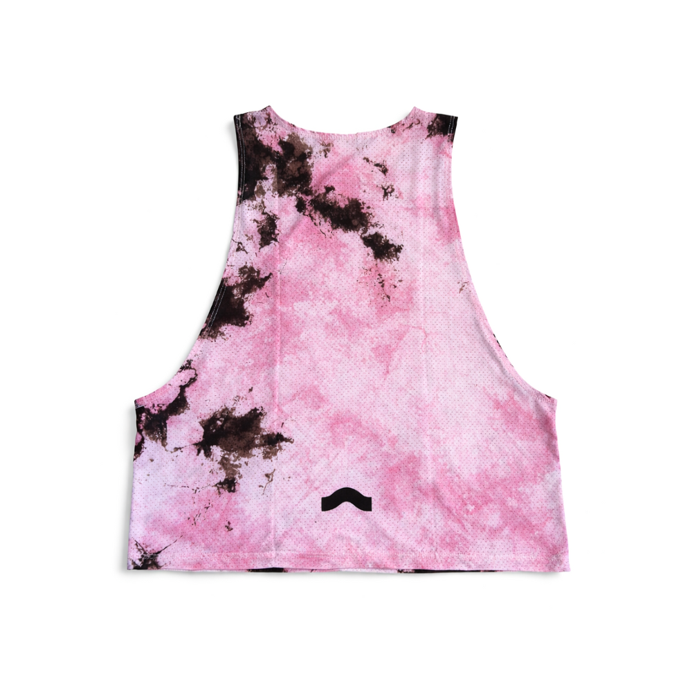 Pink Crop Performance Tank